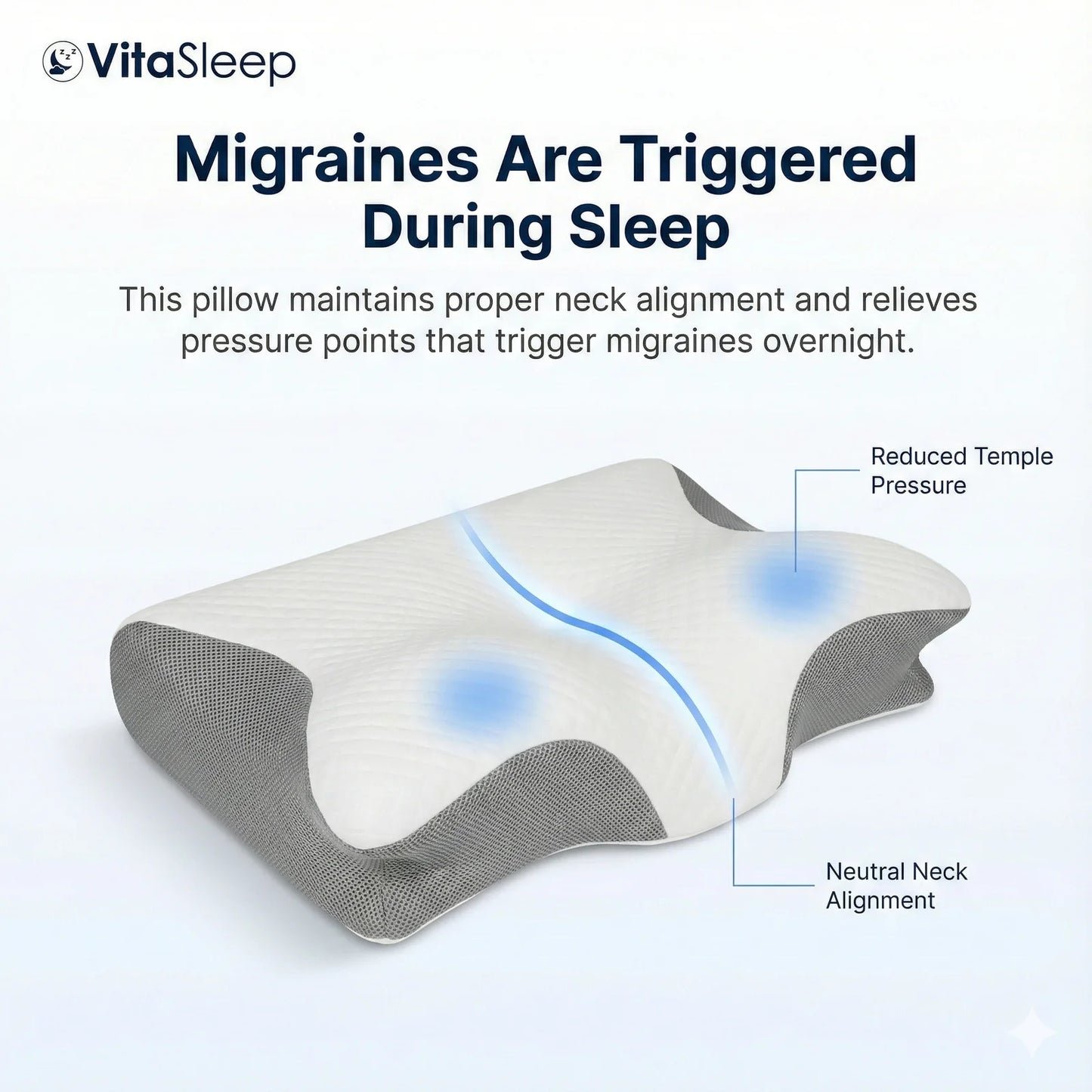 VitaSleep Migraine Pillow