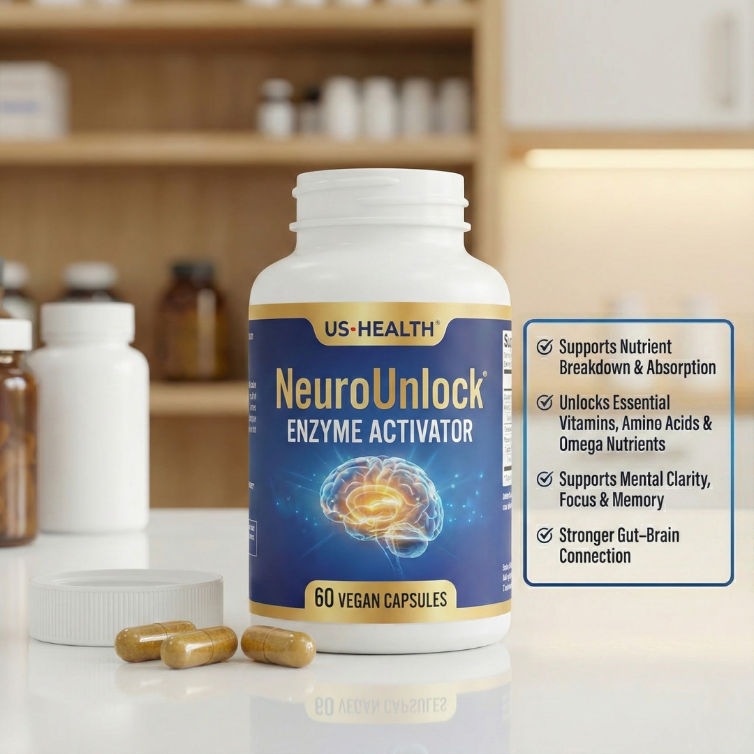 NeuroUnlock™ + NeuroBiome™ — Senior Brain Support System